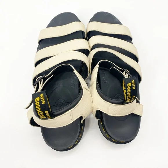 Dr. Martens Blaire Hydro Leather Creme Sandal 10 11 43 EUC - Picture 8 of 10